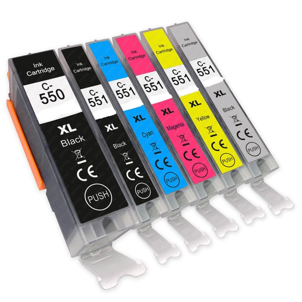 Canon PGi-550XL & CLI-551XL Compatible Multipack Ink (6 Pack)